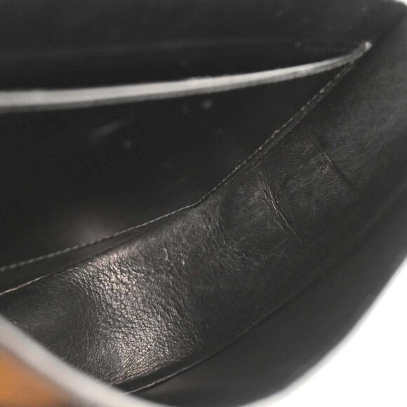 Hermes Black Box Calf Double H Shoulder Bag 196188 - Picture 8 of 9